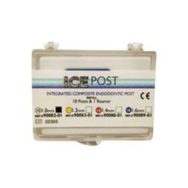 ICE Post Fiber Posts Refill 1 mm White 10/Bx