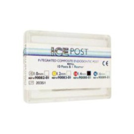 ICE Post Fiber Posts Refill 1.4 mm Red 10/Bx