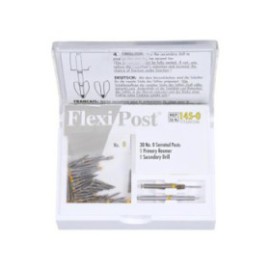 Flexi-Post Posts Titanium Size 0 Parallel Sided Yellow 30/Pk