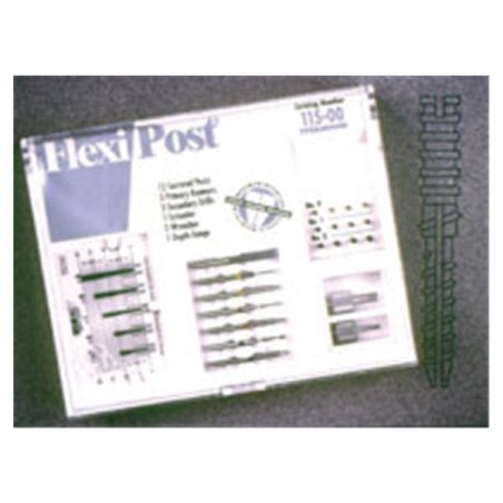 Flexi-Post Posts Titanium Size 00 Parallel Sided White 30/Pk