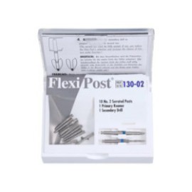 Flexi-Post Posts Stainless Steel Size 2 Blue Parallel Sided 10/Pk