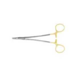 Needle Holder Vascular Stainless Steel 7 in Ea