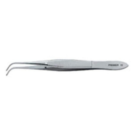 Forceps 4 in / 1 x 2 Iris Curved Ea