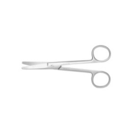 Scissors 5.5 in Mayo Blunt / Curved Ea