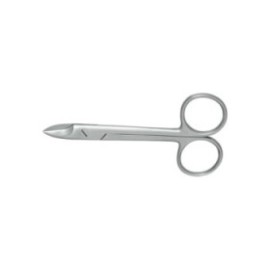 Crown & Collar Scissors 4 in Curved Ea