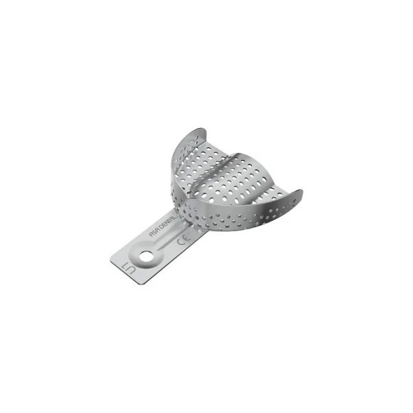 Aluminium Perforated Upper Impression Tray, XX Small, Without Rim