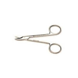 Crown & Collar Scissors 4 in Curved Smooth Ea