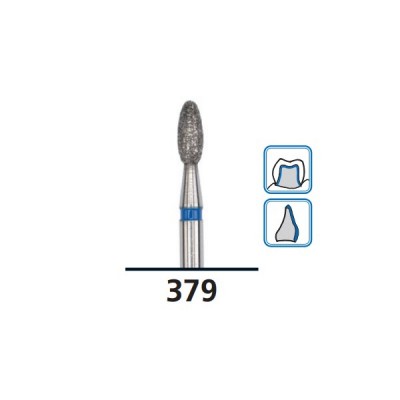 Egg-Shaped Diamond Burs G379, Coarse Grit, FG-021