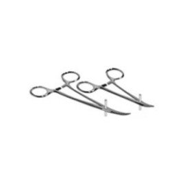 Kwik-Stand Scissors Hemostat Large Curved Stainless Steel Ea