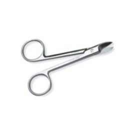 Crown & Collar Scissors 4 in Curved Ea