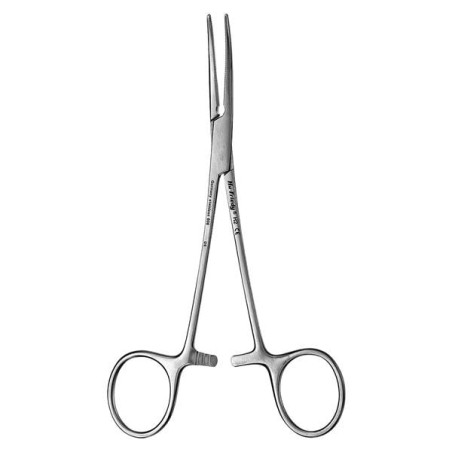 Scissors Hemostat Size 2 Kelly Curved Stainless Steel Ea