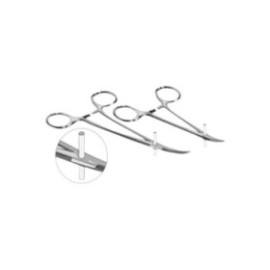 Kwik-Stand Scissors Hemostat Small Curved Stainless Steel Ea