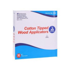 Cotton Tipped Applicator 6" Wood Shaft Non-Sterile 1000/Bx