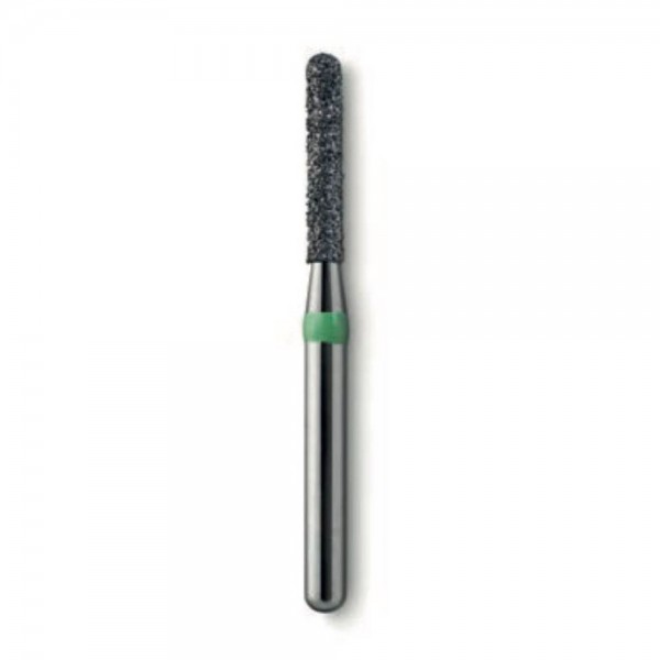 Round-End Cylinder Long Diamond Burs G881 DLC, Coarse Grit, FG-012