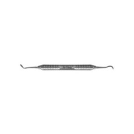 Band Pusher / Scaler Double End No. 6 Satin Steel Round Curved Straight Ea