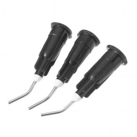 Prebent Needle Tips, for Flowable Composite, Black (20G)