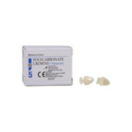 Polycarbonate Replacement Crowns Size 31 Right Cuspid Upper & Lower Refill 5/Bx