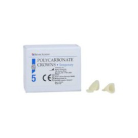 Polycarbonate Replacement Crowns Size 20 Upper Right Lateral Refill 5/Bx