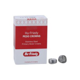 PEDO CROWNS Stainless Steel Crowns Size LLE3 2nd Prim LLM Refill 5/Pk