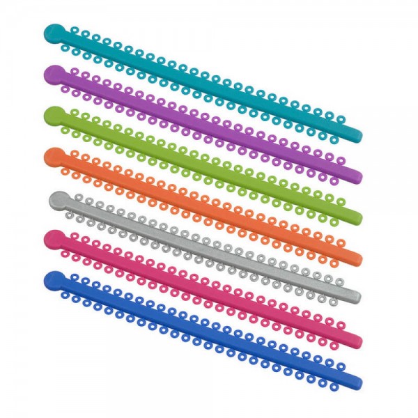 Power Stick Elastomeric Ligatures, Teal