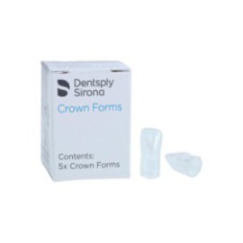 Strip Off Crown Form Size C2 Medium Replacement Crowns Left Lateral 5/Bx