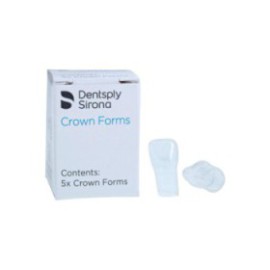 Strip Off Crown Form Size C4 Medium Replacement Crowns Right Central 5/Bx