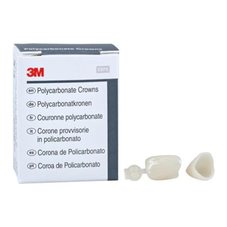 3M Polycarbonate Crowns Size 29 Upper Left Lateral Replacement Crowns 5/Bx