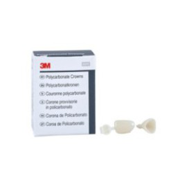 3M Polycarbonate Crowns Size 26 Upper Left Lateral Replacement Crowns 5/Bx