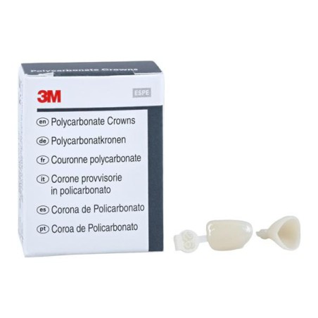 3M Polycarbonate Crowns Size 26 Upper Left Lateral Replacement Crowns 5/Bx