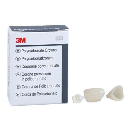 3M Polycarbonate Crowns Size 28 Upper Left Lateral Replacement Crowns 5/Bx