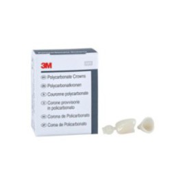 3M Polycarbonate Crowns Size 22 Upper Right Lateral Replacement Crowns 5/Bx