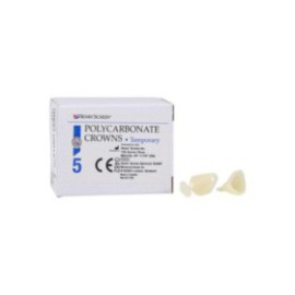 Polycarbonate Replacement Crowns Size 30 Right Cuspid Upper & Lower Refill 5/Bx