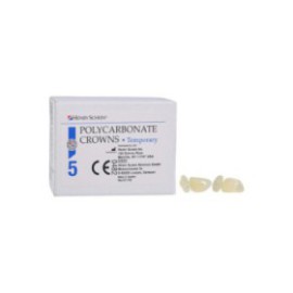 Polycarbonate Replacement Crowns Size 24 Upper Right Lateral Refill 5/Bx