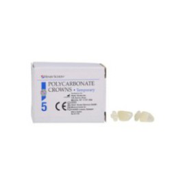 Polycarbonate Replacement Crowns Size 27 Upper Left Lateral Refill 5/Bx