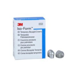 3M Iso-Form Temporary Metal Crowns Size U41 1st ULB Replacement Crowns 5/Bx