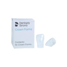 Strip Off Crown Form Size A4 X-Large Replacement Crowns Right Central 5/Bx