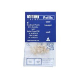 DirectCrown Polycarbonate Crowns Size AC15 Upr Bic Replacement Crowns 8/Bx