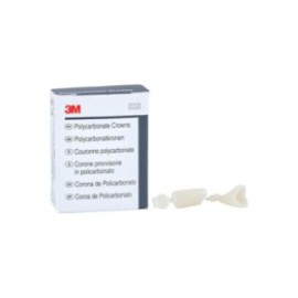 3M Polycarbonate Crowns Size 62 Lower Anterior Replacement Crowns 5/Bx