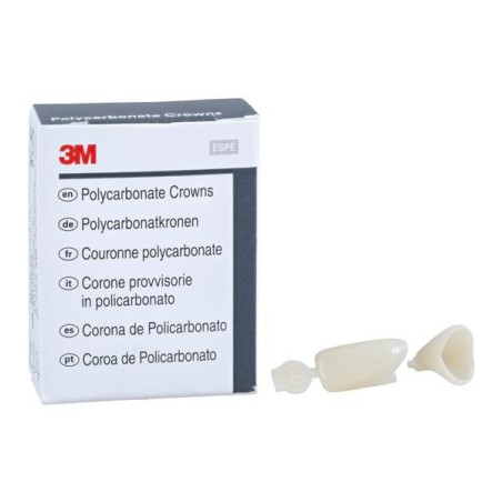 3M Polycarbonate Crowns Size 60 Lower Anterior Replacement Crowns 5/Bx