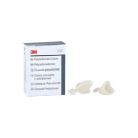 3M Polycarbonate Crowns Size 303 Lft Cspd Upr&Lwr Replacement Crowns 5/Bx