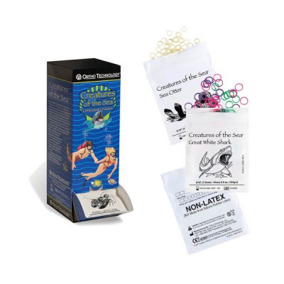 Elastics Amber Heavy 1/8" Moray Eel, PK/50