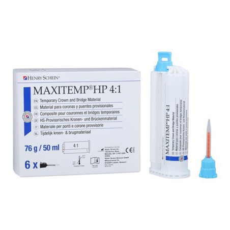 MaxiTemp HP Temporary Material 50 mL Shade A2 Cartridge Kit