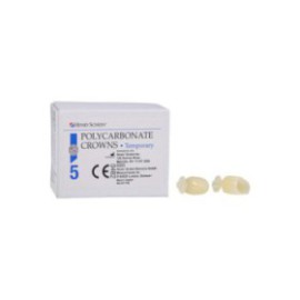 Polycarbonate Replacement Crowns Size 42 1st Bicuspid Refill 5/Bx