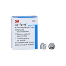 3M Iso-Form Temporary Metal Crowns Size L51 2nd LLB Replacement Crowns 5/Bx