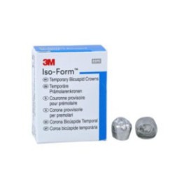 3M Iso-Form Temporary Metal Crowns Size L57 2nd LLB Replacement Crowns 5/Bx