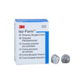 3M Iso-Form Temporary Metal Crowns Size L53 2nd LLB Replacement Crowns 5/Bx