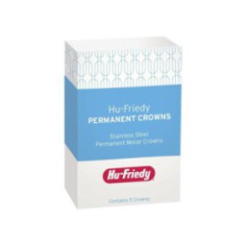 PERMANENT CROWNS Stainless Steel Crowns Size 6UL2 Upper Left Refill Package 5/Bx