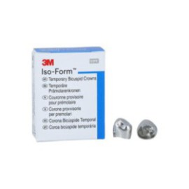 3M Iso-Form Temporary Metal Crowns Size L44 1st LRB Replacement Crowns 5/Bx