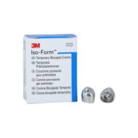 3M Iso-Form Temporary Metal Crowns Size L47 1st LLB Replacement Crowns 5/Bx