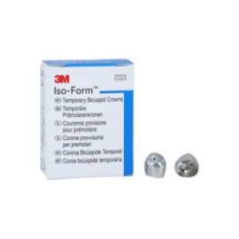 3M Iso-Form Temporary Metal Crowns Size L43 1st LLB Replacement Crowns 5/Bx